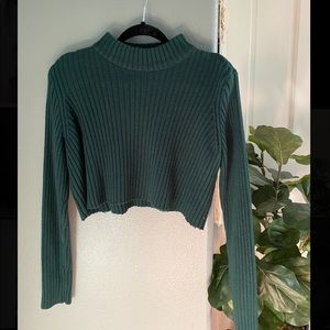 Cropped turtle neck